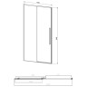 Душевая дверь Vincea Slim-N 140 VDS-4SN140CGB