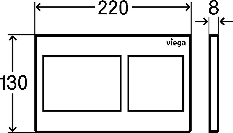 Комплект унитаза Vincea Evo Rimless VT1-34S с инсталляцией Viega Prevista Dry 8524.14 792596