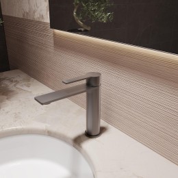 Смеситель для раковины Vincea Линеа (Linea) VBF-4LN1GM
