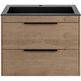 Тумба под раковину Vincea Chiara 2D 60 VMC-2C2600NO подвесная