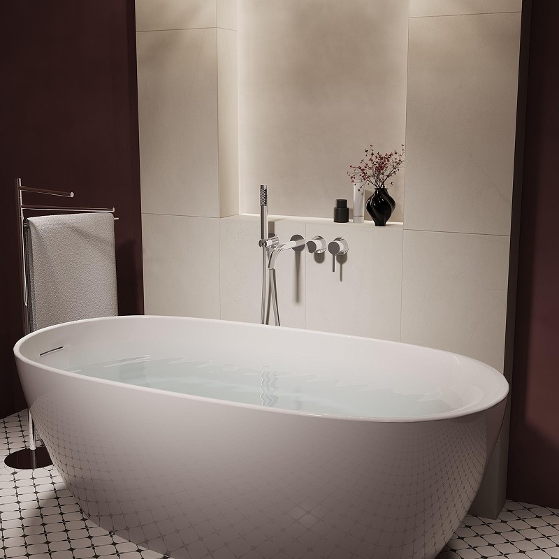 Смеситель для ванны Vincea Villa VTFW-1VL1CH