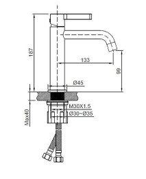 Смеситель для раковины Vincea Villa VBF-1VL1CH