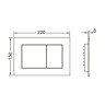Комплект унитаза Vincea Evo Rimless VT1-34S с инсталляцией Tece Base 9400413