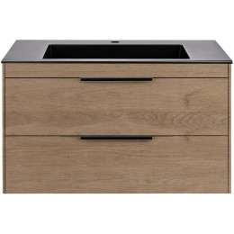 Тумба под раковину Vincea Chiara 2D 80 VMC-2C2800NO подвесная