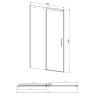Душевая дверь Vincea Dice 130 VDS-4D130CLGM