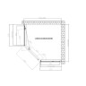 Душевой уголок Vincea Show 100x100 VSP1-4SH100CL