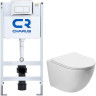 Комплект унитаза Vincea Globo VT1-14S с инсталляцией Charus City CR.200.21.01