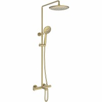 Душевая система Vincea Desire VSFS-1D1TBG с термостатом