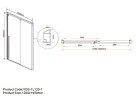 Душевая дверь Vincea Lugano 120 VDS-1L120CL-1