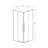 Душевой уголок Vincea Slim-N 90x90 VSS-4SN900CL