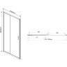 Душевая дверь Vincea Garda 120 VDS-1G120CLG
