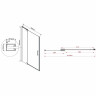 Душевая дверь Vincea Extra 90 VDP-1E8090CLGM