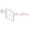 Душевая дверь Vincea Garda 170 VDS-1G2170CL