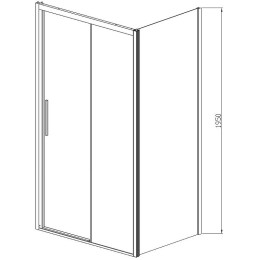 Душевой уголок Vincea Soft 120x80 VSR-3SO8012CLGM