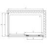 Душевой уголок Vincea Soft 120x80 VSR-3SO8012CLGM