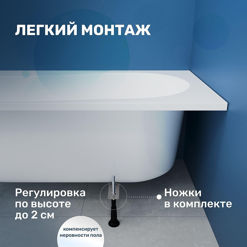 Акриловая ванна Vincea 170х70 VBT-2B170-LG