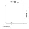 Зеркало Vincea 70 VLM-3BE7007 с подсветкой