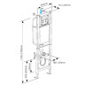 Комплект унитаза Vincea Globo VT1-14S с инсталляцией Cersanit Black 35 S-IN-BLACK-Cg-w