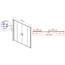 Душевая дверь Vincea Garda 190 VDS-1G2190CL