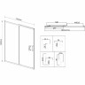 Душевая дверь Vincea City 110 VDS-5CT110CL