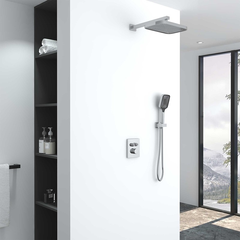 Душевая система Vincea Inspire VSFW-321MT1CH с термостатом