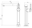 Смеситель для раковины Vincea ТГ (TG) VBF-5TG2GM