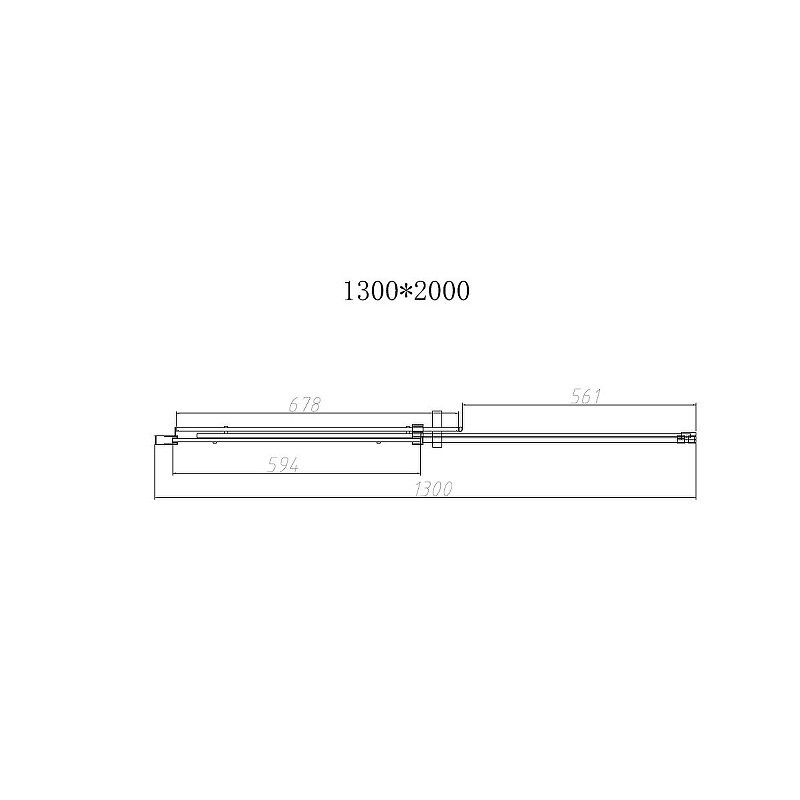 Душевая дверь Vincea Dice 130 VDS-4D130CL