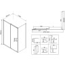 Душевой уголок Vincea City 110x90 VSR-5CT9011CL