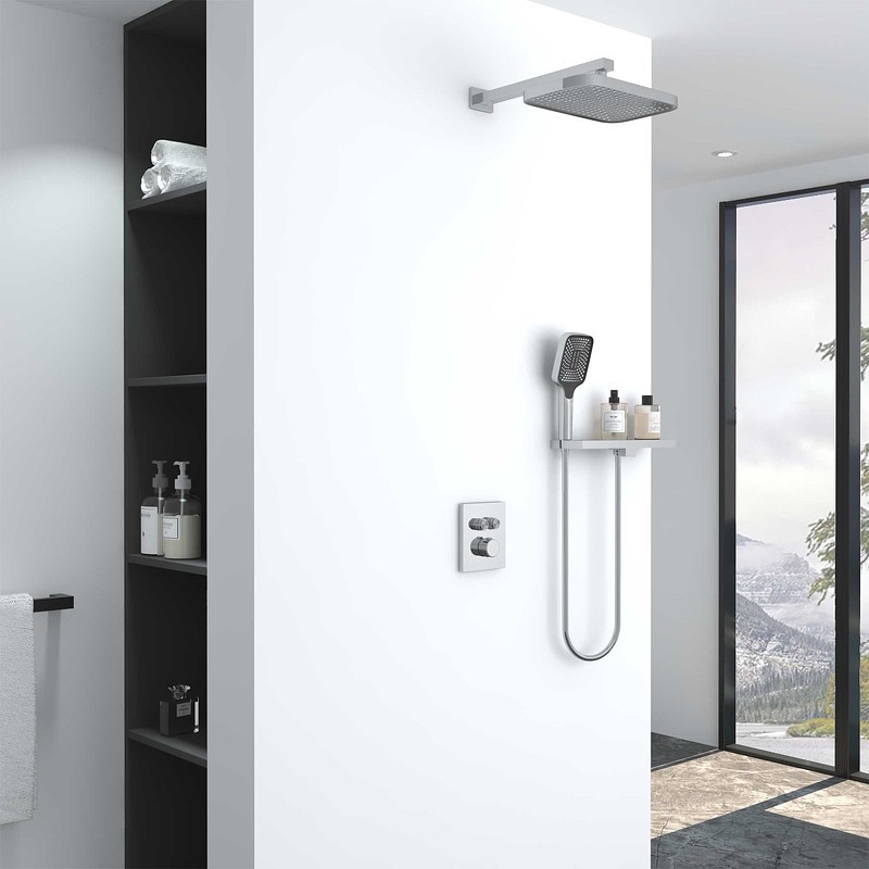 Душевая система Vincea Inspire VSFW-321MT1RCH с термостатом
