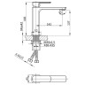 Смеситель для раковины Vincea Next VBF-1N1CH