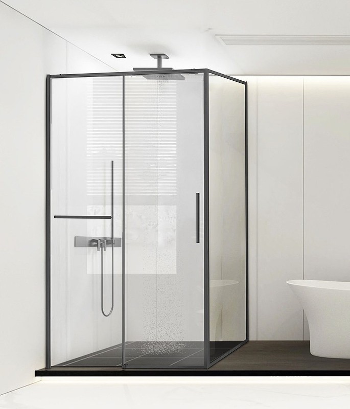 Душевой уголок Vincea Slim Soft 130x90 VSR-1SS9013CLGM
