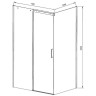 Душевой уголок Vincea Dice 110x100 VSR-4D1011CLGM