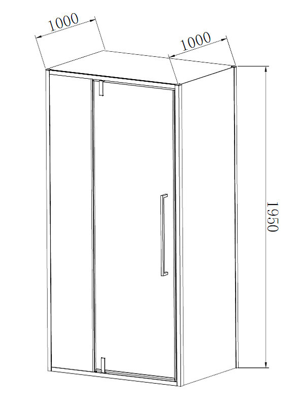 Душевой уголок Vincea Slim-N 120x100 VSR-4SNP1012CL