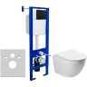 Комплект унитаза Vincea Globo VT1-14S с инсталляцией Berges Atom 410 040340