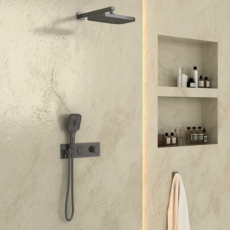 Душевая система Vincea VSFW-422T1GM с термостатом