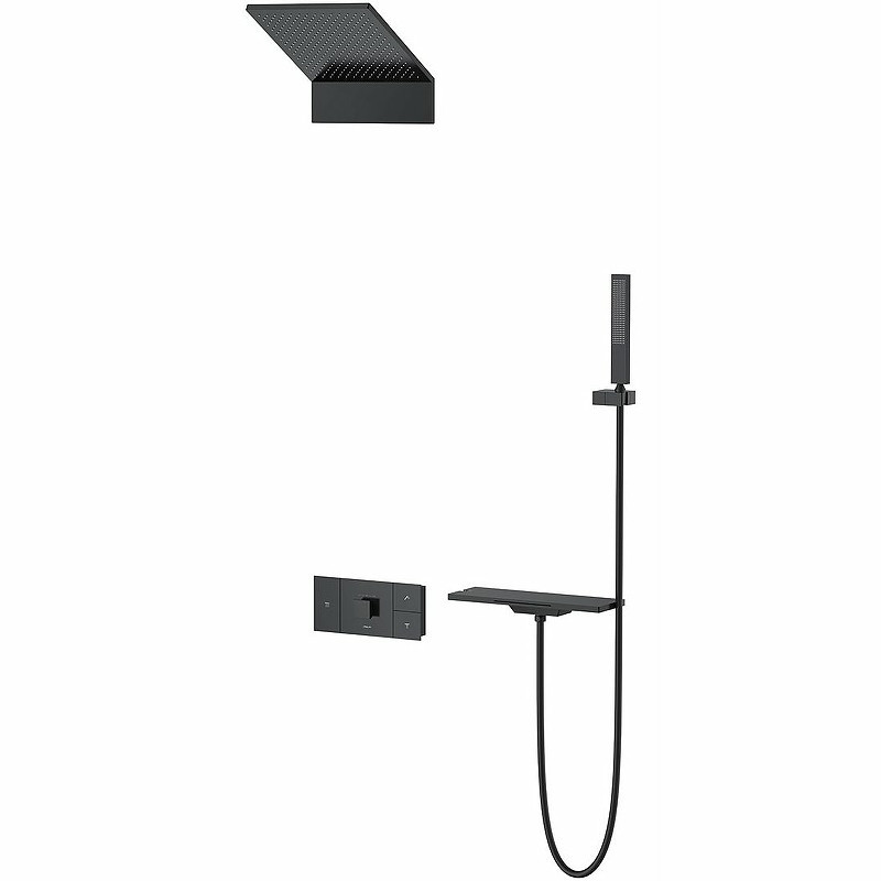 Душевая система Vincea Futura VSFW-2F11TMB с термостатом