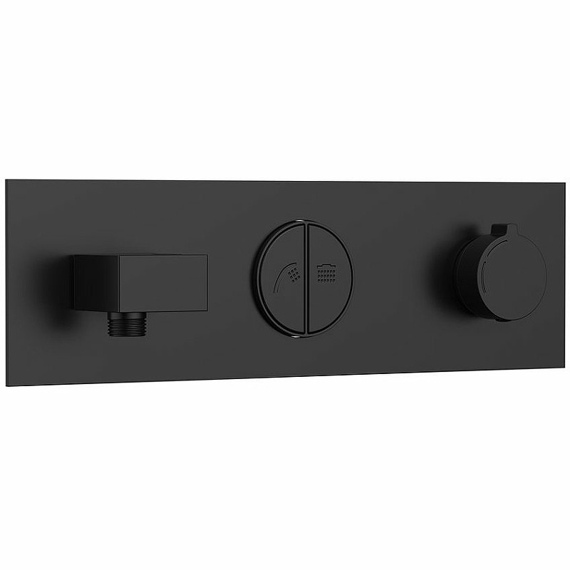 Душевая система Vincea VSFW-422T1MB с термостатом