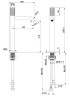Смеситель для раковины Vincea Аура (Aura) VBF-6AU2BG
