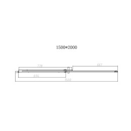 Душевая дверь Vincea Dice 150 VDS-4D150CLB