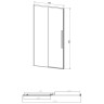 Душевая дверь Vincea Slim-N 130 VDS-4SN130CGB