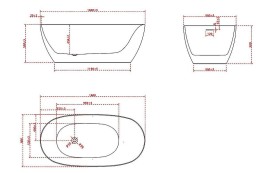 Акриловая ванна Vincea 160x80 VBT-601-1600