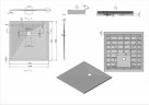 Душевой поддон из искусственного камня Vincea 100x100 VST-4SR1010G