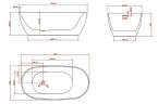 Акриловая ванна Vincea 170x80 VBT-601-1700