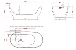 Акриловая ванна Vincea 170x80 VBT-601-1700