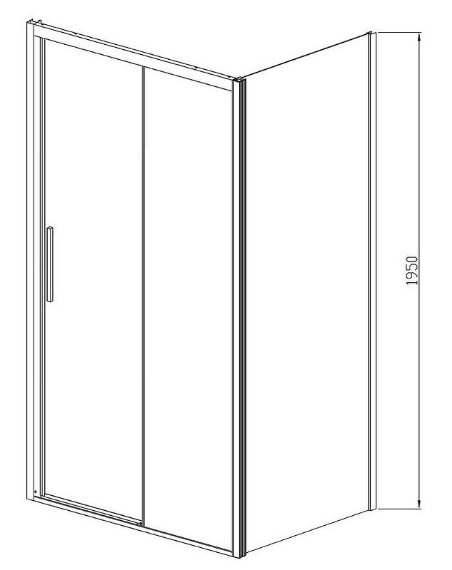 Душевой уголок Vincea Soft 150х100 VSR-3SO1015CL