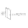 Душевая дверь Vincea Extra 90 VDP-1E8090CL