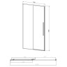 Душевая дверь Vincea Slim-N 140 VDS-4SN140CLG