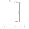 Душевая дверь Vincea Dice 140 VDS-4D140CLGM