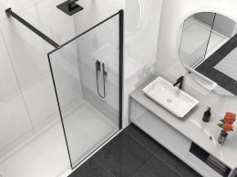 Душевая перегородка Vincea Walk-In 90 VSW-1HS900CLB
