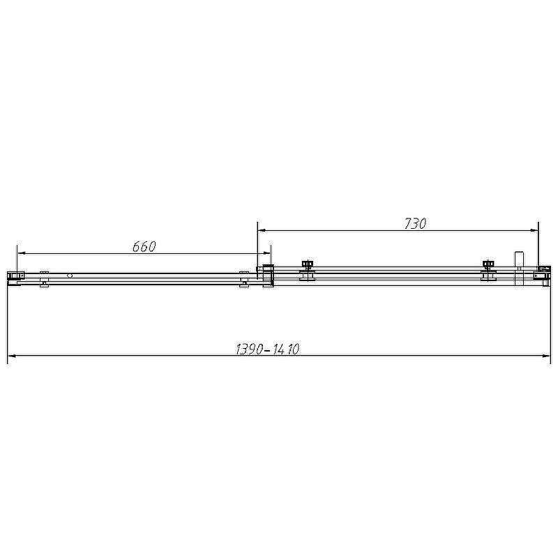 Душевой уголок Vincea Como-N 140x100 VSR-4CN1014CGB